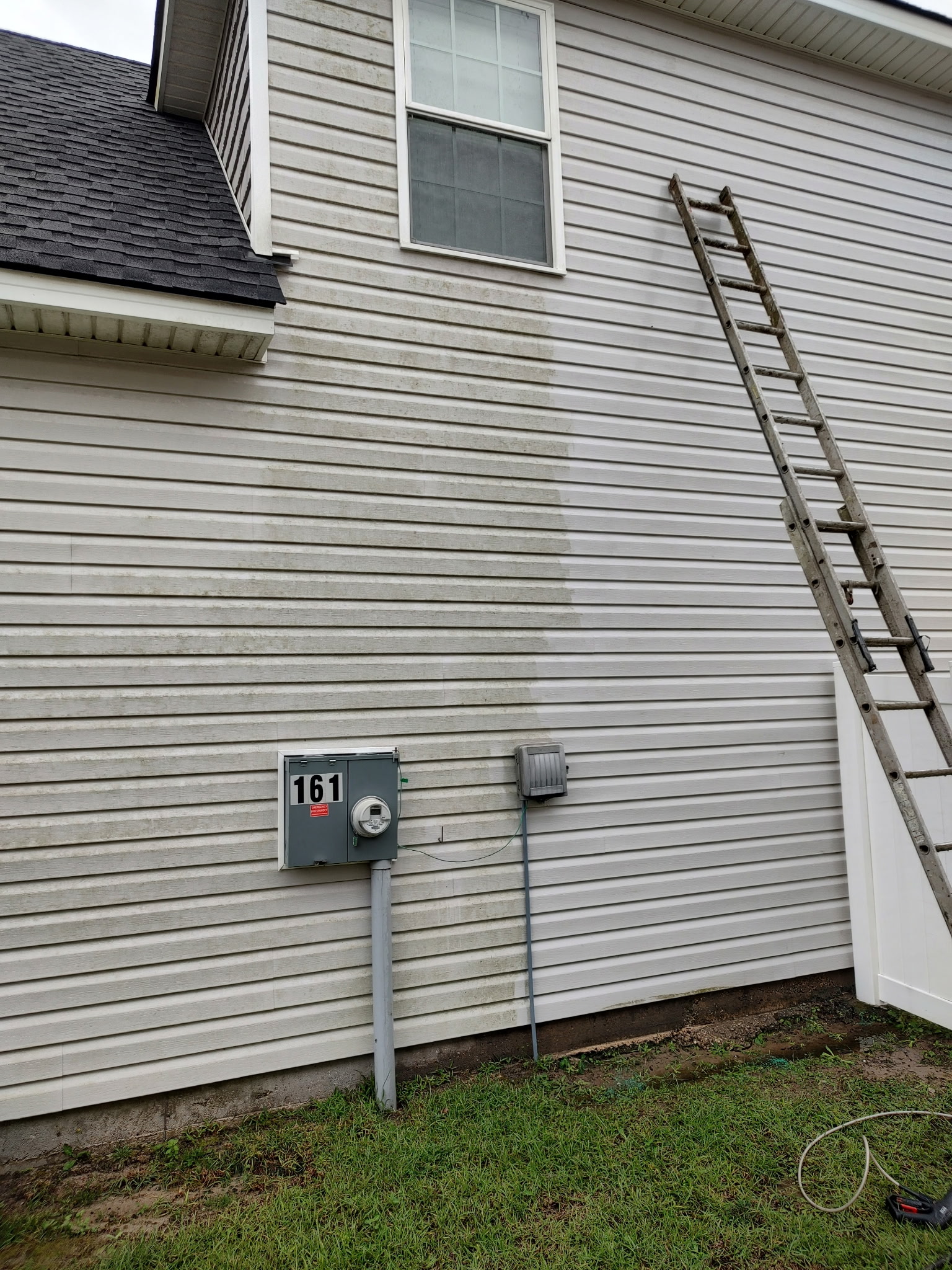 Exterior siding work